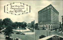 The Penn-Harris - Just Across From State Capitol Park Postcard