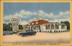 Howard Johnson's on River Road Harrisburg, PA Postcard Postcard Postcard