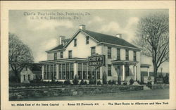 Chef's Paxtonia Inn Pennsylvania Postcard Postcard Postcard