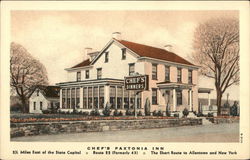 Chef's Paxtonia Inn Pennsylvania Postcard Postcard Postcard