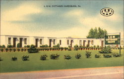 L & M Cottages Postcard