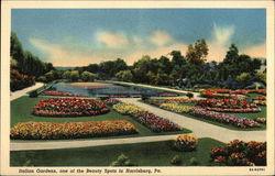 Italian Gardens Postcard