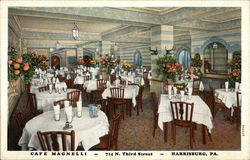 Cafe Magnelli Harrisburg, PA Postcard Postcard Postcard