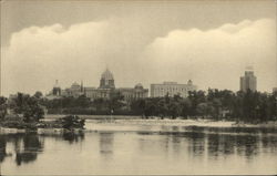 Skyline at Harrisburg, Pa., from Across the Susquehanna River Postcard