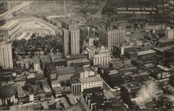 Capitol Grounds at Edge of Downtown Postcard