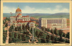 State Capitol and Office Building Postcard