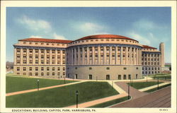 Educational Building, Capitol Park Postcard