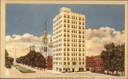 View of the State Street Building from Capitol Harrisburg, PA Postcard Postcard Postcard