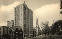 Payne-Shofmaker Building and Pine Street Presbyterian Church Postcard