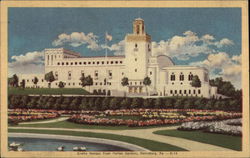 Zembo Mosque From Italian Gardens Postcard