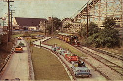 Paragon Park Turnpike Ride Nantasket Beach, MA Postcard Postcard Postcard