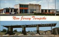 Howard Johnson Restaurant & the New Jersey Turnpike Postcard Postcard Postcard