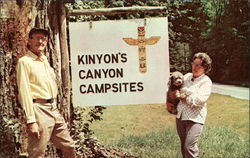 Kinyon's Canyon Campsites Postcard