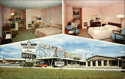 Congres Inn Motel Harrisburg, PA Postcard Postcard Postcard