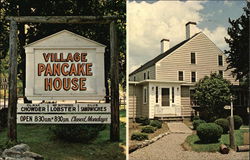 Village Pancake House Rowley, MA Postcard Postcard Postcard