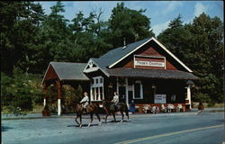 Pride's Crossing Railroad Depot Postcard