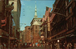 Old South Church Boston, MA Postcard Postcard Postcard