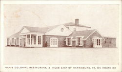 Van's Colonial Restaurant Harrisburg, PA Postcard Postcard Postcard