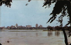 Skyline From the West Shore Postcard