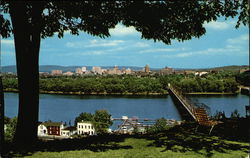 Harrisburg, from the West Shore of the Susquehanna River Pennsylvania Postcard Postcard Postcard