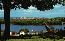 Harrisburg From the West Shore of the Susquehanna Pennsylvania Postcard Postcard Postcard