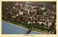 Harrisburg Skyline Postcard