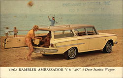 1962 Rambler Ambassador V-8 Wagon Cars Postcard Postcard Postcard