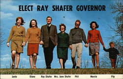 Elect Ray Shafer Governor Postcard