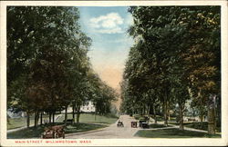 Main Street Williamstown, MA Postcard Postcard Postcard