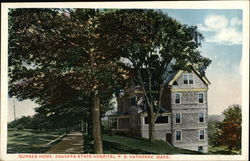 Nurses Home, Danvers State Hospital Postcard