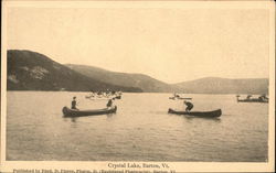 Crystal Lake Barton, VT Postcard Postcard Postcard