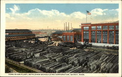 Fore River Plant, Bethlehem Shipbuilding Corporation Quincy, MA Postcard Postcard Postcard