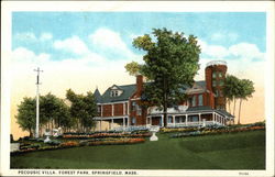 Pecousic Villa, Forest Park Postcard