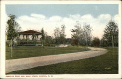 Greeley Park and Band Stand Nashua, NH Postcard Postcard Postcard