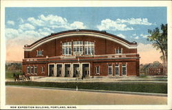 New Exposition Building Portland, ME Postcard Postcard Postcard