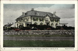 Andrew H. Nutting's Residence, Little Boar's Head North Hampton, NH Postcard Postcard Postcard