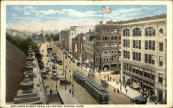 Boylston Street from Arlington Postcard