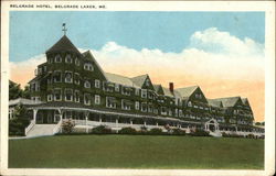 Belgrade Hotel Belgrade Lakes, ME Postcard Postcard Postcard