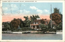 Summer Home of Margaret Deland Kennebunkport, ME Postcard Postcard Postcard