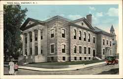 Town Hall Westerly, RI Postcard Postcard Postcard