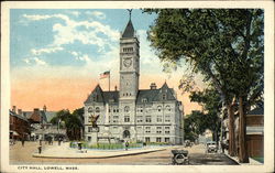 City Hall Lowell, MA Postcard Postcard Postcard