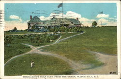 Misquamicut Golf Club from the Green Watch Hill, RI Postcard Postcard Postcard