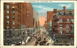 East Wisconsin Avenue Milwaukee, WI Postcard Postcard Postcard