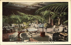 The Palm Room, Laurel-In-The Pines Postcard