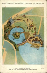 Treasure Island, One of the Most Interesting Concessions Postcard