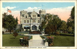 Geo. A. Joslyn Residence Omaha, NE Postcard Postcard Postcard