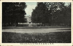 View of S.S.A.S. from N.C. & St. L. R.R. Postcard