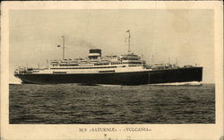 M/S "Saturnia" - "Vulcania" Cruise Ships Postcard Postcard Postcard