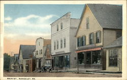 Main Street Rangeley, ME Postcard Postcard Postcard