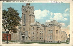 US Armory, East Main Street Postcard